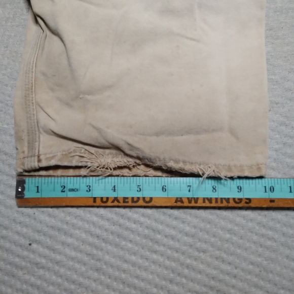 Vintage Carhartt Jean's Work Worn Union Made In USA Sz 42 Double Knee - Picture 13 of 14